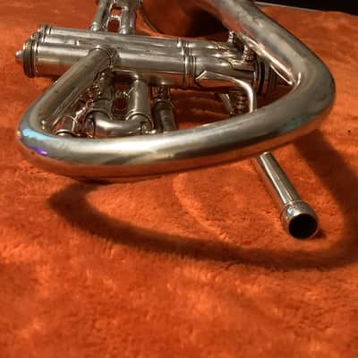 Conn New Invention Cornet 1912 - Silver Plated image 11