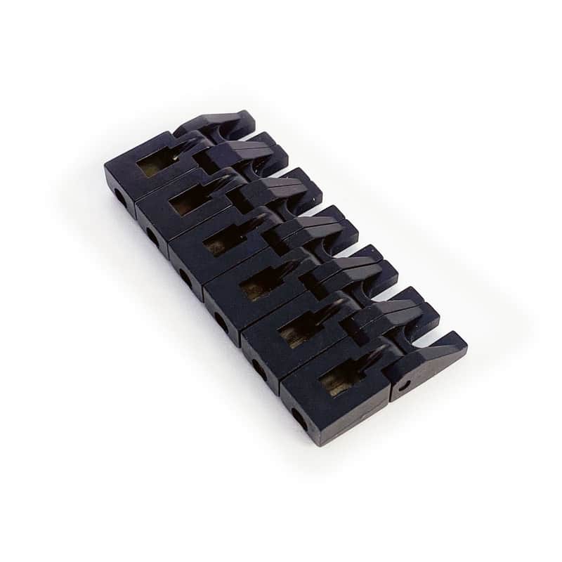 Genuine Floyd Rose FRX Bridge Saddles - Black image 1