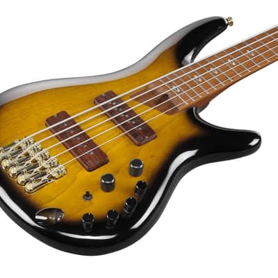 Ibanez SR Prestige 5 String Electric Bass - Desert Sunset Burst (SR4505DST) image 10