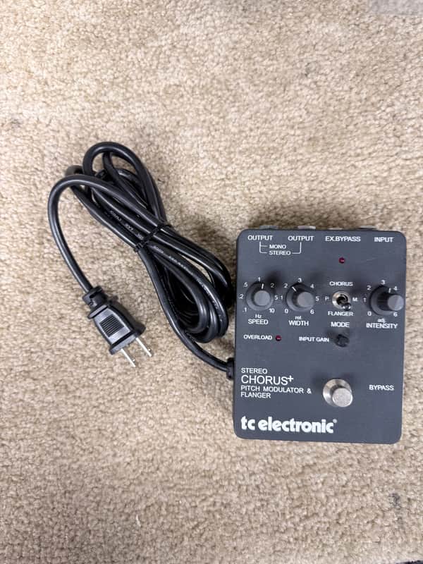 TC Electronic Stereo Chorus + Pitch Modulator & Flanger 1991 - 2016 - Black image 1