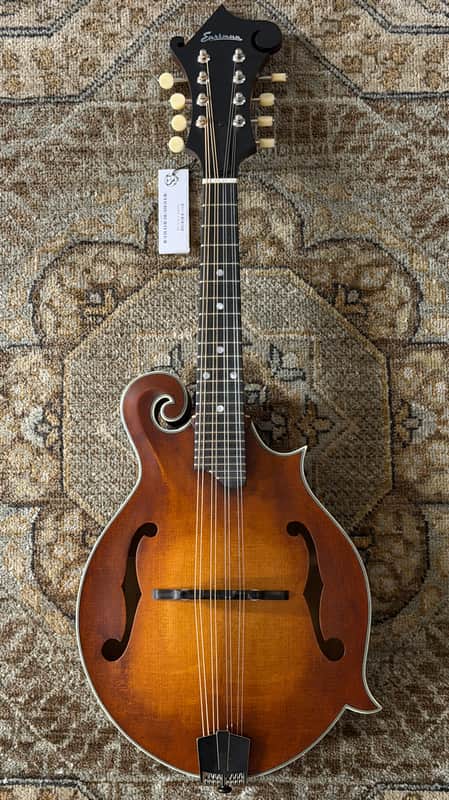 Eastman MD315-A-WN-AB, Adirondack, F-Style, Wide Neck Mandolin In Amberburst W/ Gig Bag & Free Pro Setup image 1