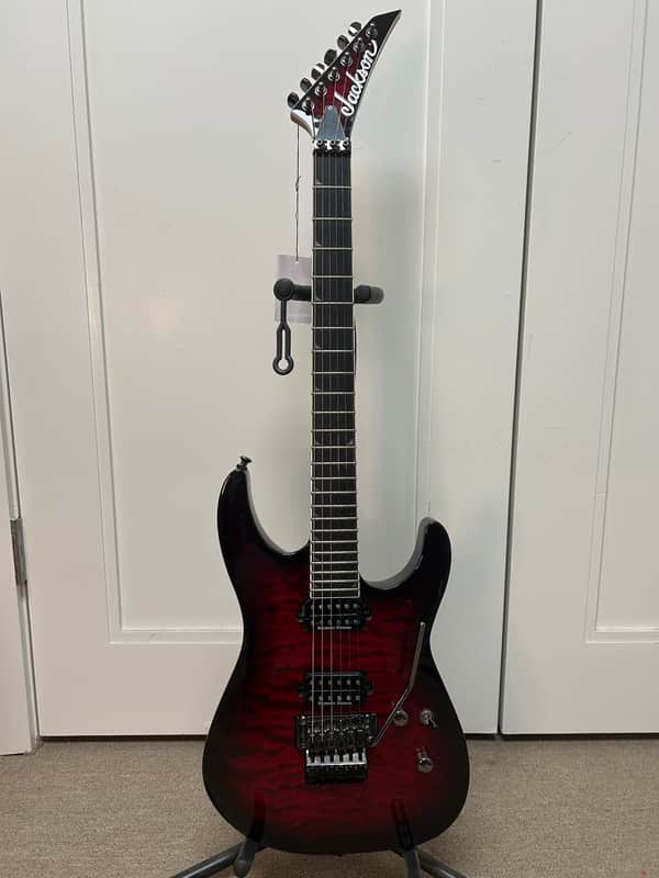 Jackson Pro Series SL2Q MAH Soloist Electric Guitar - Transparent Magenta Burst image 1
