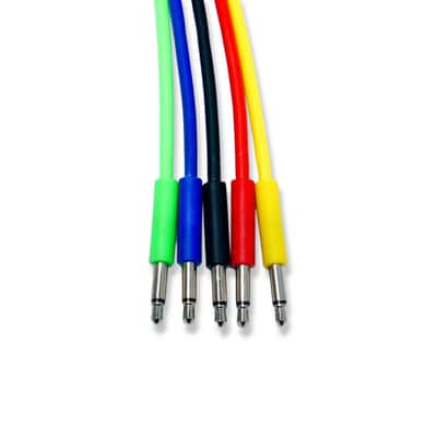 Super-Slim Eurorack Patch Cables (5 pack)-500cm / Blue image 3