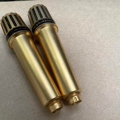 2x Sennheiser GOLD MD 415 N / nice set Vintage made in Germany 70’s Ultra rare GOLD version microphone set ! image 6