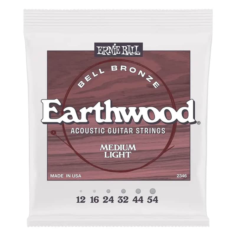 ERNIE BALL P02346 Earthwood Bell Bronze 12-54 Corde per Chitarra Acustica image 1