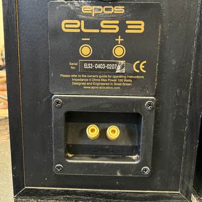 Epos ELS 3 Bookshelf Speakers 100Watts 4 Ohms Black; Tested image 7