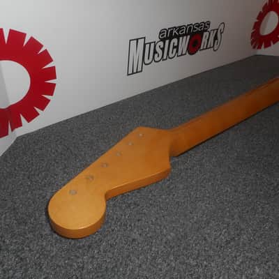 Fender Strat Neck, Maple, Rosewood Fingerboard, Nitro Finish - #SRNF-C image 5
