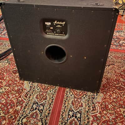 Marshall Dynamic Bass System 7410 Bass Cab 90s  - Black image 4