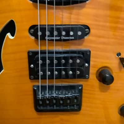 Teton TRS20NT 2013 Semi-Hollow Body Flamed Maple Top Electric Guitar image 6