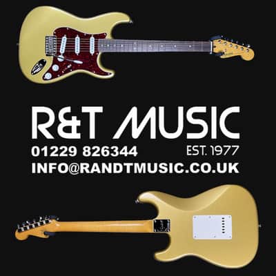 Squier Limited Edition FSR Squier Classic Vibe 60s Strat Electric Guitar in Aztec Gold image 8