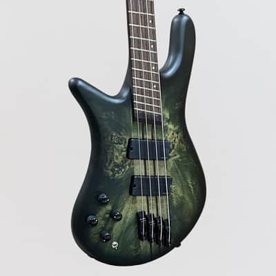 Spector NS Dimension Multi Scale 4 String Left Handed Electric Bass Guitar - Haunted Moss image 2