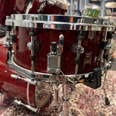 10"-12"-14"-20"-14" Designer Series Maple Light Drum Set - Cherry Birdseye Maple image 14