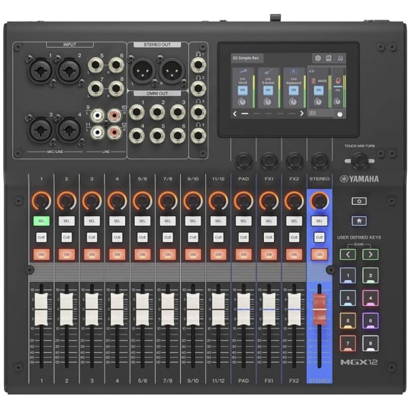 Yamaha MGX12 Digitalmischpult schwarz image 1