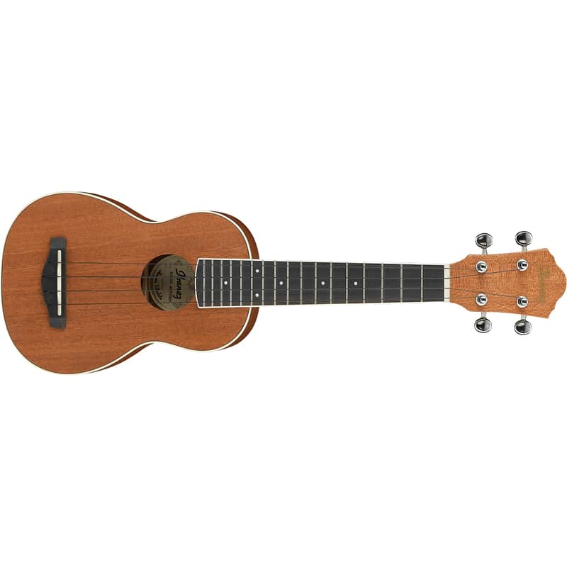 Mint Ibanez IUKS5 Soprano Body Uke Ukulele w/ Tuner, Purpleheart Fretboard image 1