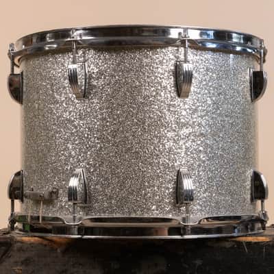 1960s Ludwig 10x14 Silver Sparkle Super Classic Parade Drum image 6