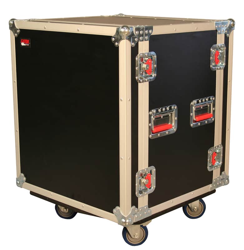 Gator G-TOUR-SHK12-CAS 12U Rack Shock-Mount ATA Road Case w/ Casters image 1