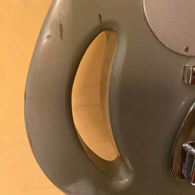 Teisco TB-64 Bass VI 1964 - Green image 9
