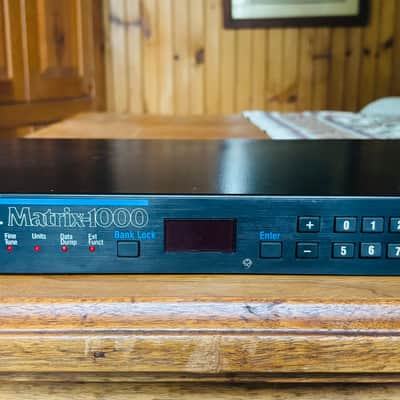 Oberheim Matrix 1000 Rackmount 6-Voice Synthesizer 1987 - Black