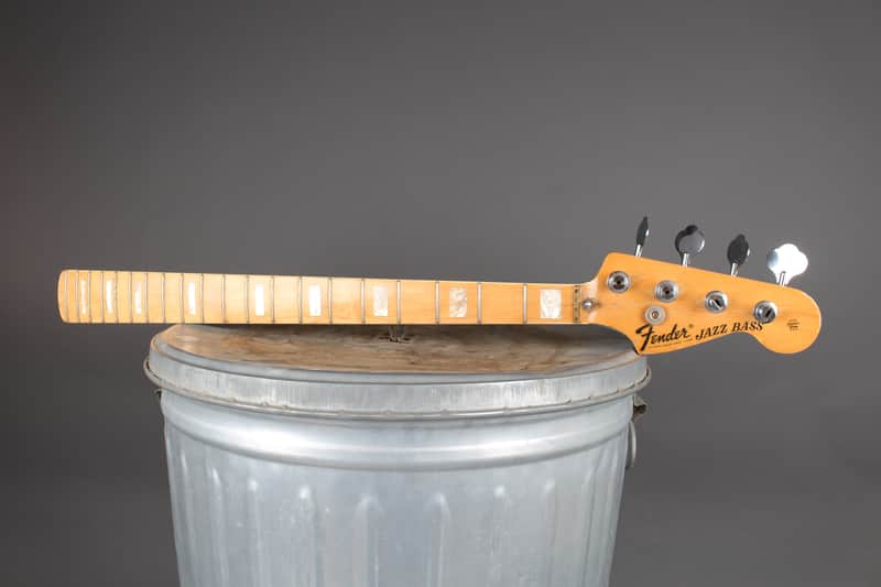 Fender Jazz Bass Block Inlays Maple Neck 1976 + Tuners image 1