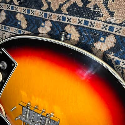 1970s Ventura Violin Bass Japan Sunburst FujiGen Teisco MIJ Hollow Body image 11