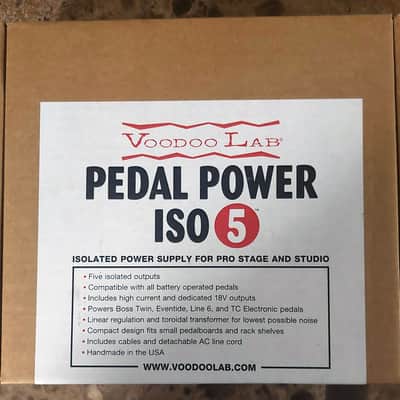 Voodoo Lab ISO5 Pedal Power Supply 2019 - Black image 1