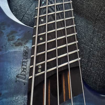Ibanez EHB1505-MS Bass Workshop 2023 - 2024 - Pacific Blue Burst Flat image 10