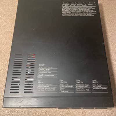 Yamaha FB-01 FM Sound Generator 1986 - 1987 Black Bild 3