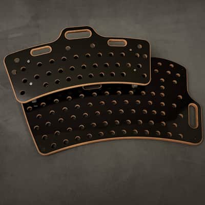 Holeyboard Pedalboards 2 Tier Wooden Pedalboard image 1