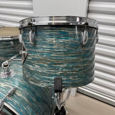 1973 W&A (Gretsch shells + hardware) “Perfection” Drum Set - Blue Oyster Pearl, Walberg and Auge image 6
