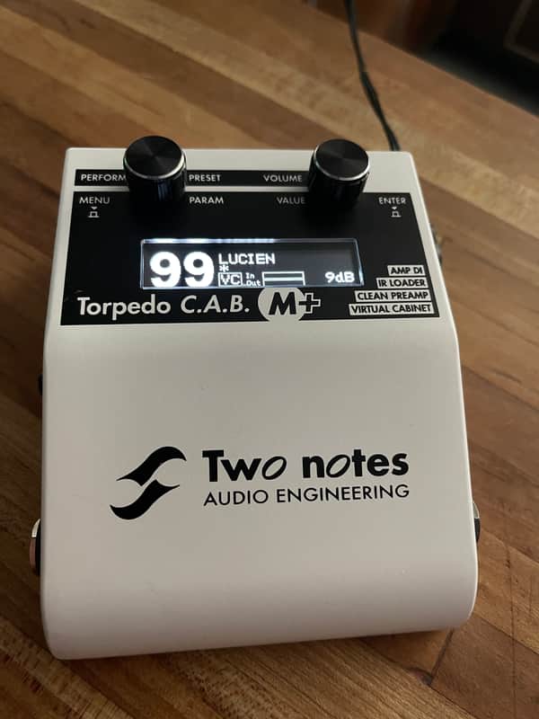 Two Notes Torpedo C.A.B. M+ Speaker Simulator 2010s - White image 1