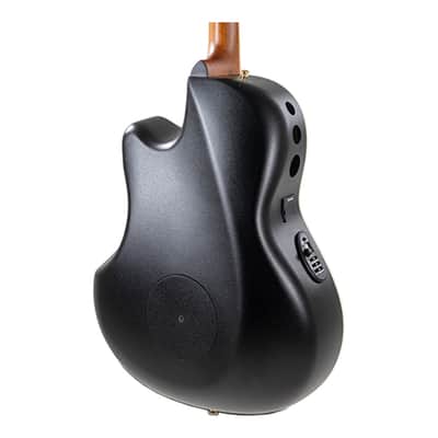 Ovation Celebrity Deluxe CDX40-5-G Cutaway A/E Guitar - Black image 7