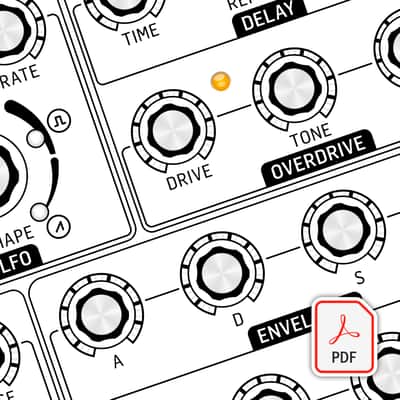 Behringer Neutron  - Beautifully Illustrated Blank Patch Sheet PDF