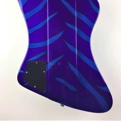 Gibson Thunderbird IV 1977 Metallic Purple/ Metallic Blue Tiger Stripe image 3
