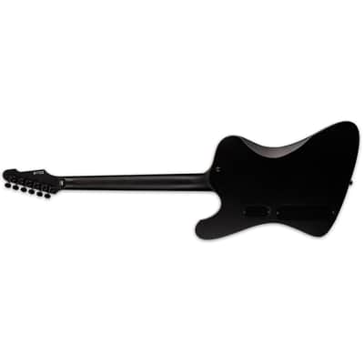 ESP LTD Phoenix Black Metal Guitar w/ a Fishman Fluence Pickup - Black Satin image 5