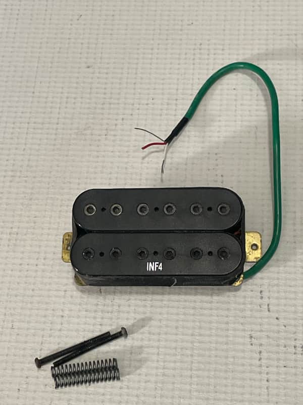 2010's Ibanez RG370DX RG Series INF4 Black Bridge Humbucker Guitar Pickup 16.05k image 1
