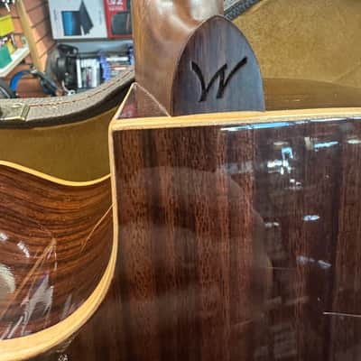 Washburn WLD20SCE Woodline 20 Dreadnought With Cutaway 2010s Natural W/ Orig. Hard Case image 8