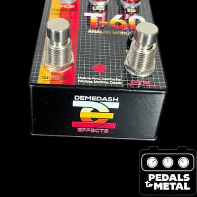 Demedash Effects T-60 Analog Modulator 2021 - Black - X16508 image 3