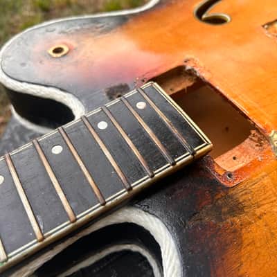 Vintage 1967 Gretsch 6187 Viking Project Husk w/ Case image 7