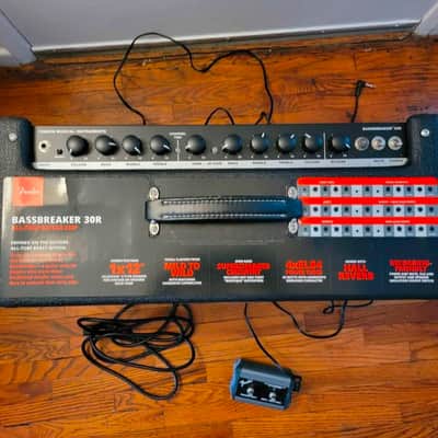 Fender Bassbreaker 30R 2-Channel 30-Watt 1x12" Guitar Combo 2016 - 2024 - Gray Tweed image 3