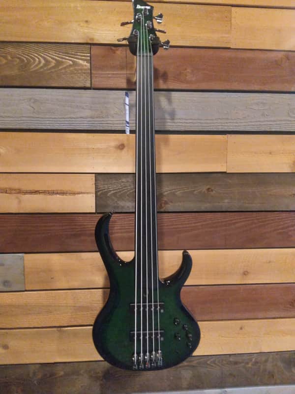 Ibanez - SDGB1 | Steve Di Giorgio Signature Series 5 String Bass / Dark Moss Burst image 1