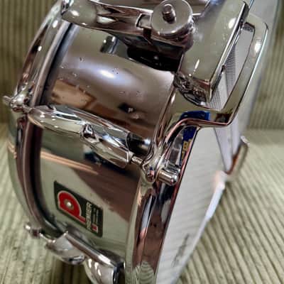 Vintage Premier 2000 Flo-Beam 5x14 Snare Drum — Chrome Over Aluminium (COA), Made in England (Video Demo) image 13