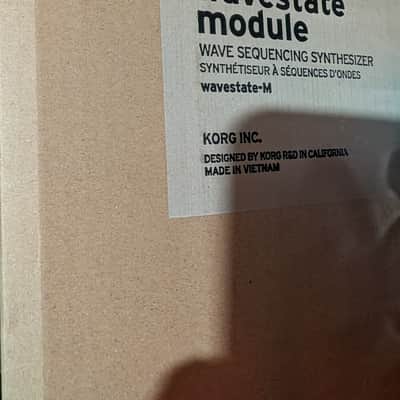 Korg Wavestate MkII Module Wave Sequencing Synthesizer 2024 - Present - Black