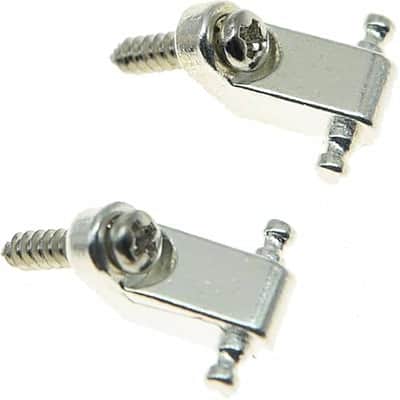 Set of 2 Guitar String Trees Guitar String Retainer Bar Guides for USA Strat/Tele Chrome image 1