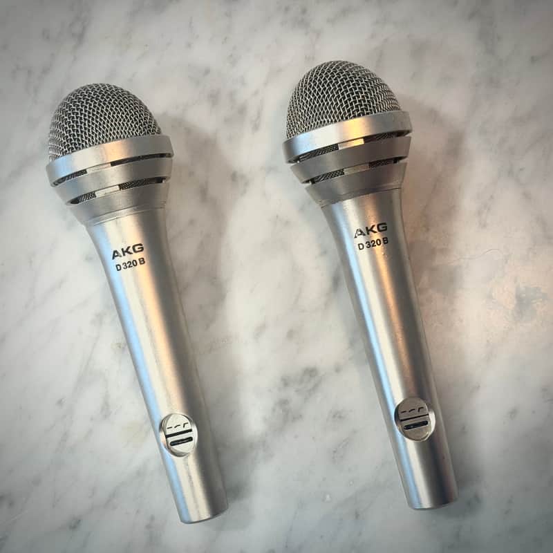 AKG D 320 B 1970’s - Silver (pair) image 1