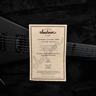 Jackson USA Custom Shop KV2 King V MAH Reverse Headstock 2021 Matte Black w/OHSC image 15