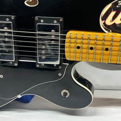 Fender Starcaster Semi-Hollow Body Electric Guitar - Black image 6