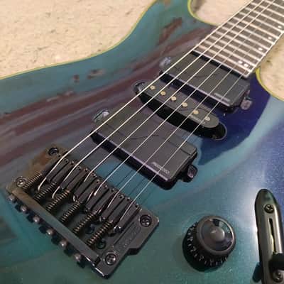 Ibanez Axion Label S671ALB-BCM - Blue Chameleon (Mint / Like New) image 4