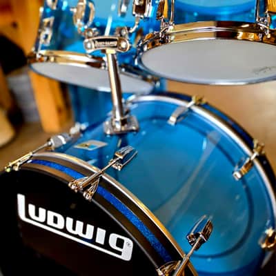 Ludwig Vistalite 1970's - Blue image 5
