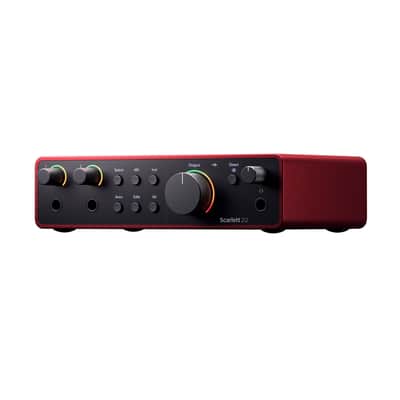 Focusrite Scarlett 2i2 Studio 4th Gen USB Audio Interface, Super-High-Quality Line Inputs, Air Mode, Pro Tools Artist, Dynamic Gain Halos, Auto-Gain and Ableton Live Lite Software image 4