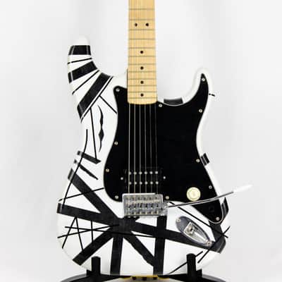Van Halen 1 EVH Black White Frankenstrat Project Electric Guitar 1of2 - 10020376 image 1